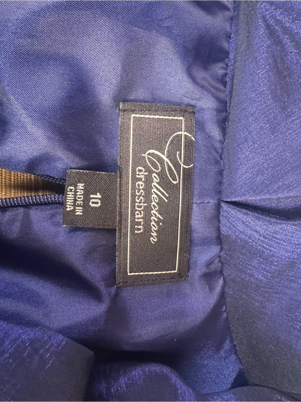 Navy Ruffle V-Neck Sheath Dress - Picture 6 of 6